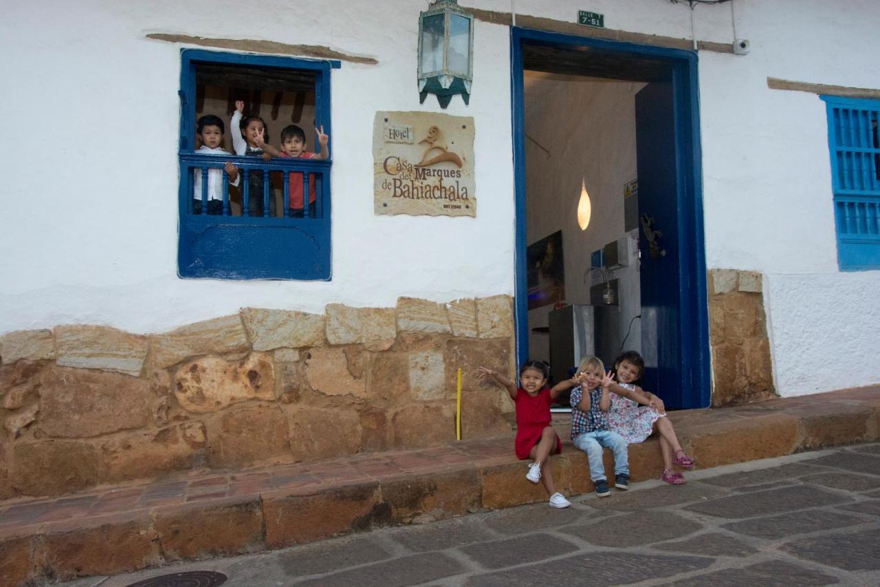 Hotel Casa Del Marquez De Bahichala Barichara Exterior photo